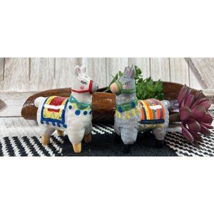 Adorable llama salt and pepper shakers - 3” x 3.75”